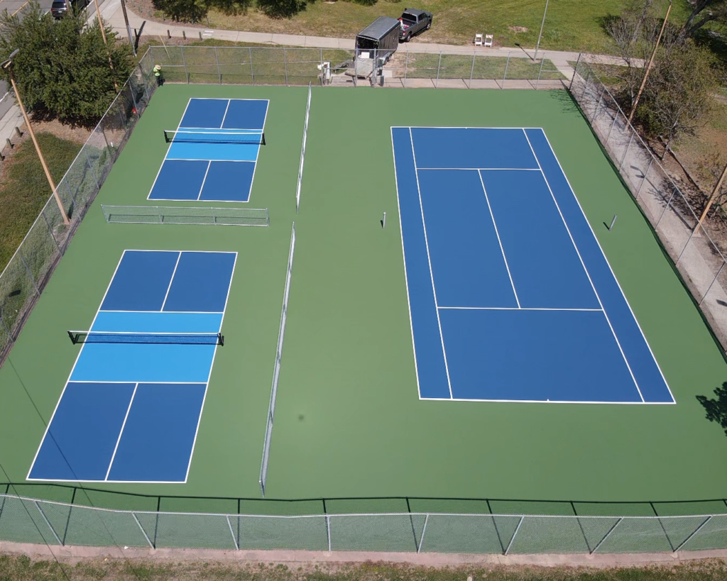 pb and tennis court